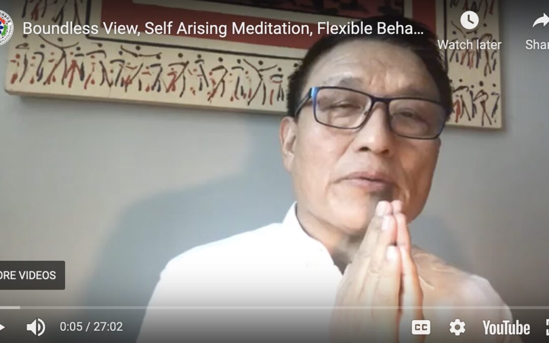 Boundless View, Self-Arising Meditation, Flexible Behavior